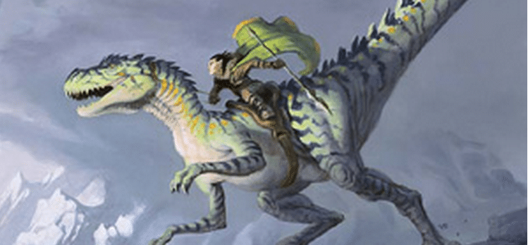 Allosaurus Rider Mystery Booster 